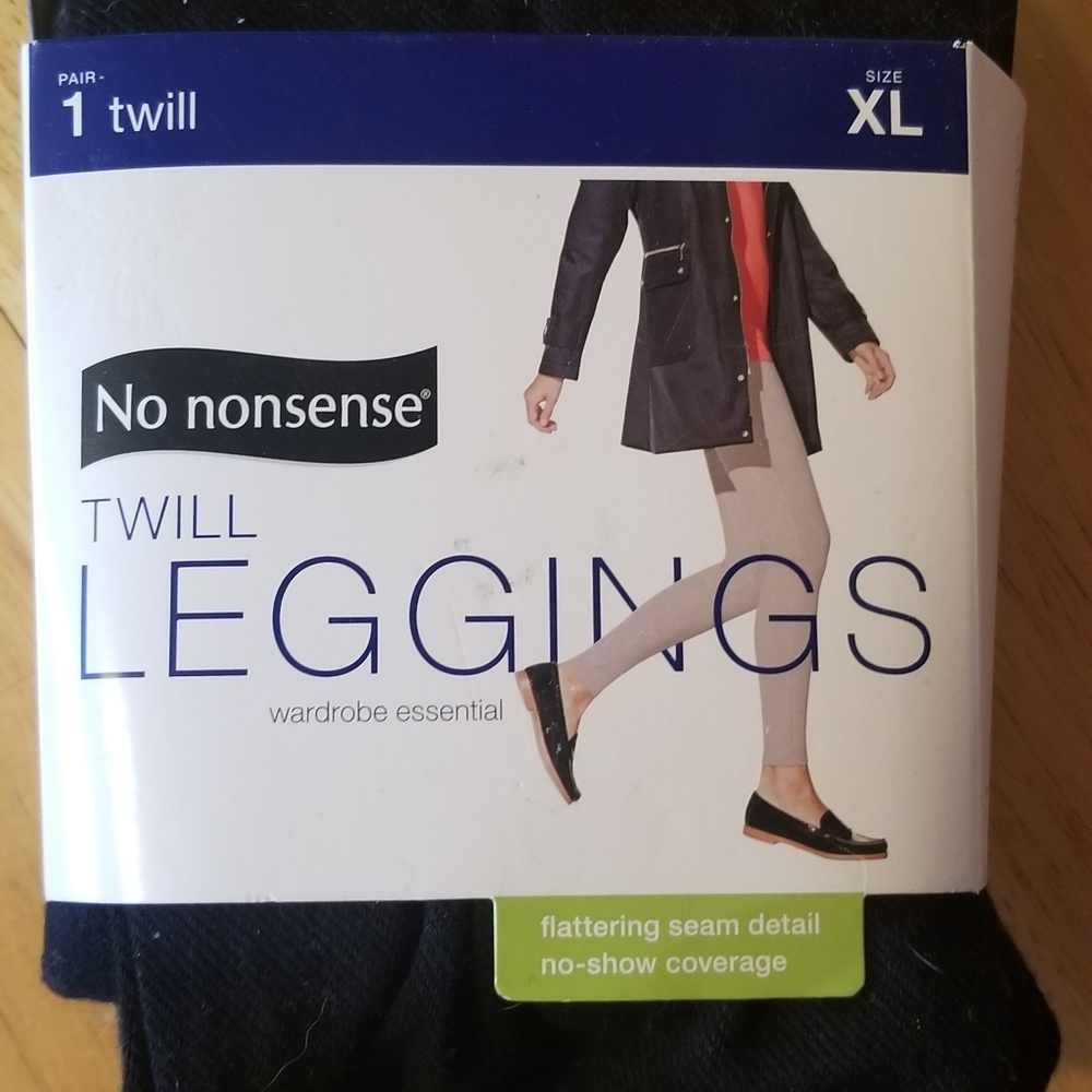 BOGO black twill leggings